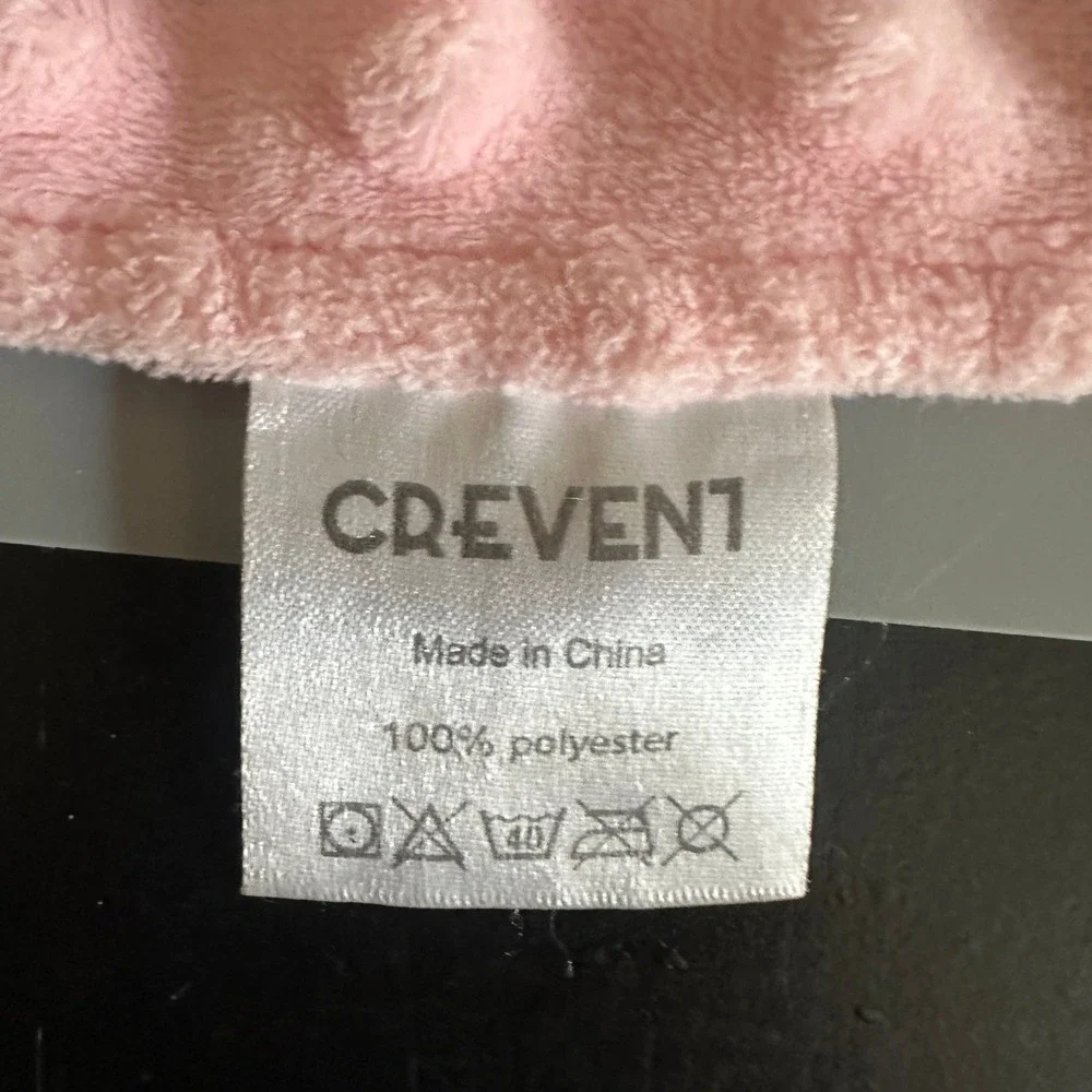 Crevent Pink Unicorn Baby Security Blanket Minky Dot Plush Lovey Snuggler